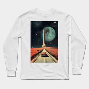 Journey to Space - Vintage Art Long Sleeve T-Shirt